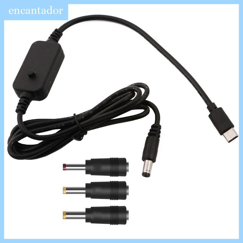 USB C to 5V 9V 12V 20V 2 5mm 3 5mm 4 0mm 5 5mm 3A Power Cable Cord for ...