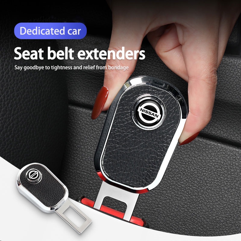 Car Seat Belt Buckle Clip Extender Metal Hard Plug Alarm Stopper