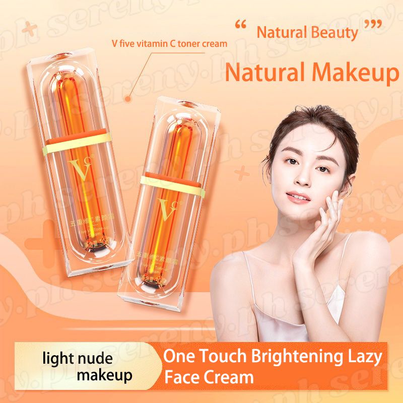 Tone Up Cream Lazy Cream Plain Face Cream Five Vitamin C Vc Makeup Cream Moisture Toning Light