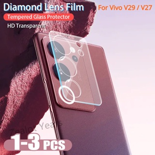 Back Camera Lens Ring Guard Protector for vivo V27 / V27 Pro 5G [9H Surface  Hardness Tempered