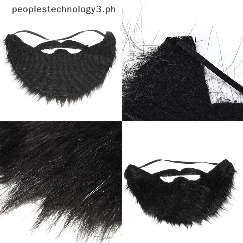 Halloween Funny Costume Party Male Man Halloween Beard Facial Hair Disguise Game Black