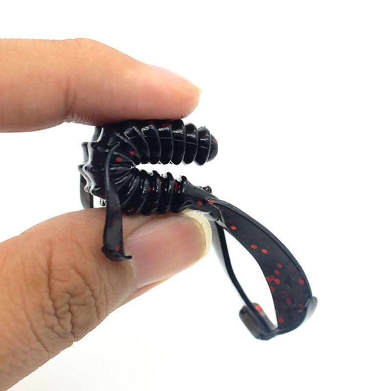 1pcs Fishing Soft Lure Shrimp Bait 8cm/4.5g 12cm/15.5g Rubber Fishing ...