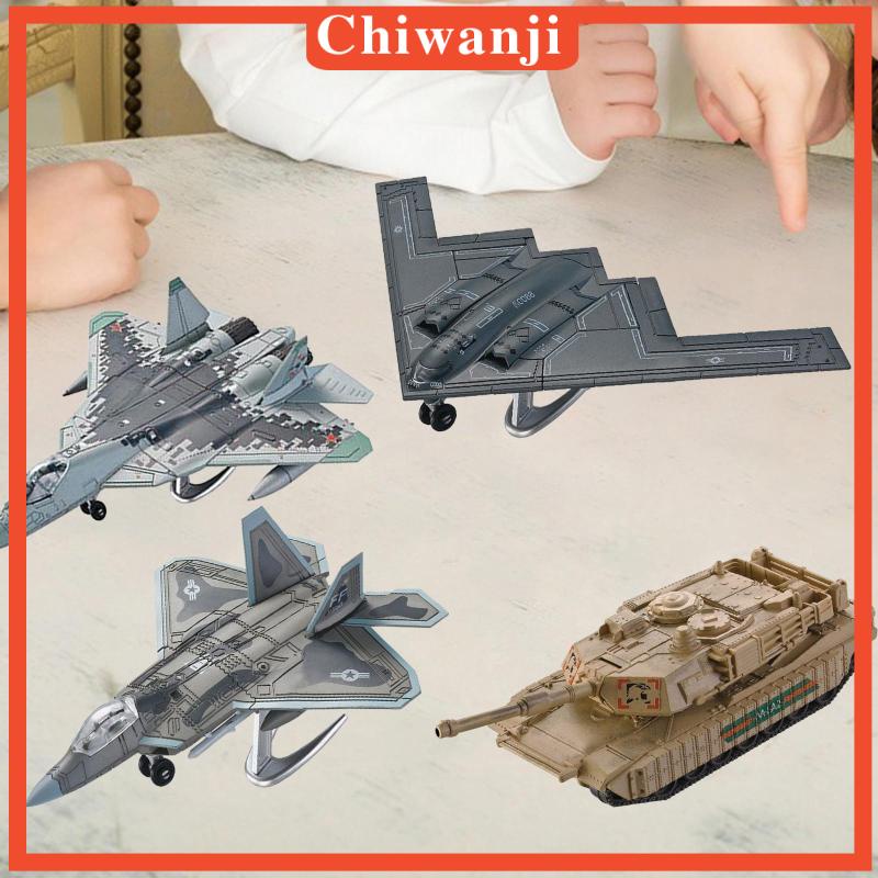[Chiwanji] 172 Fighter Jet Model Kits Miniature Airplane Building Kits