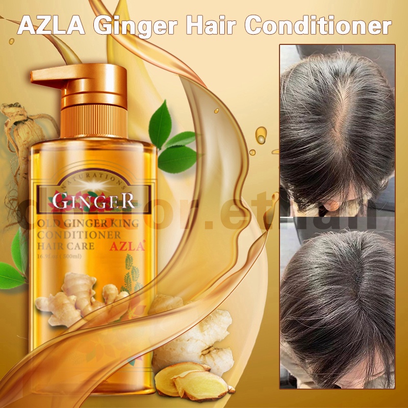 Azla Ginger Hair Shampoo Fast Regrowth Anti Hair Loss Anti Dandruff Shampoo And Conditioner 6245