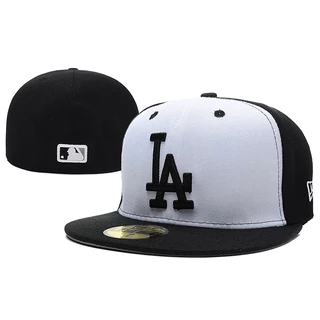 Fitted Snapback Hat LA Dodgers Los Angeles Men Women Hip Hop Topi Full  Close Cap