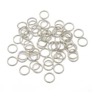 100-200pcs Stainless Steel Open Jump Rings Jewelry Making Connectors Split  Ring