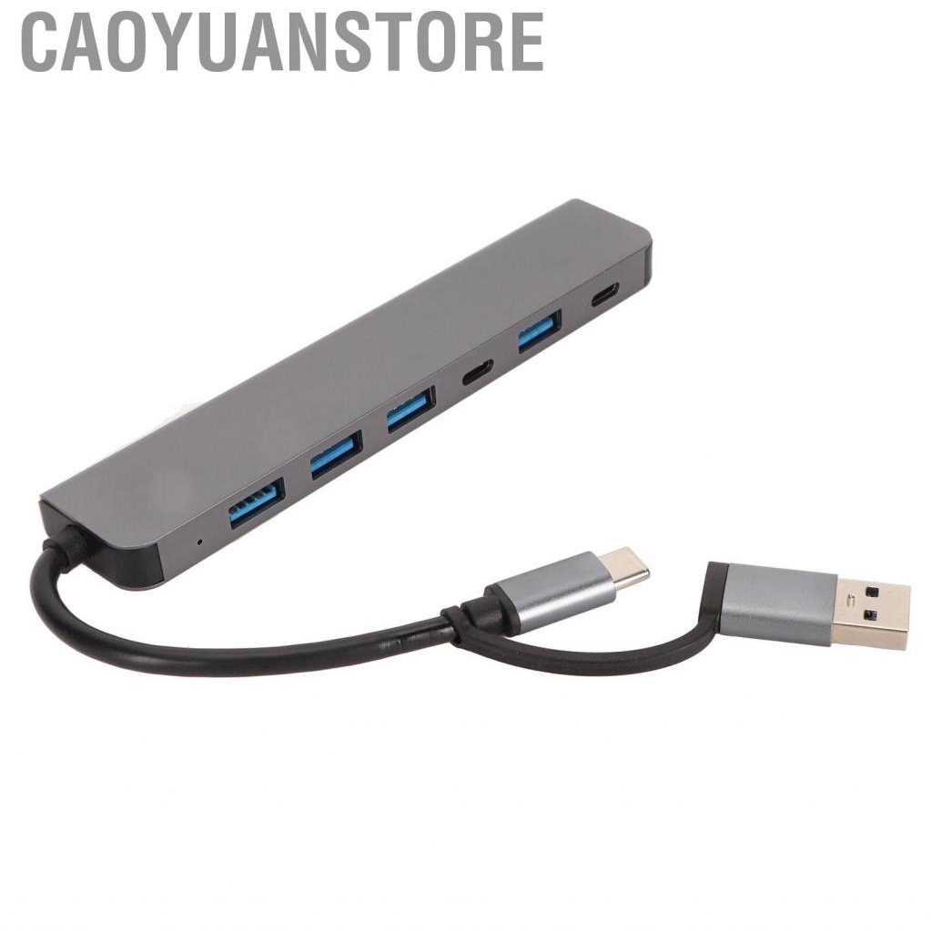 Caoyuanstore USB C Docking Station 7 Ports Dual Connector Aluminium ...