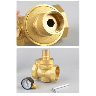 304 Stainless steel water pressure reducing valve with pressue gauge  DN15-DN50 Water Pressure Regulator/Reducing/Relief Valves
