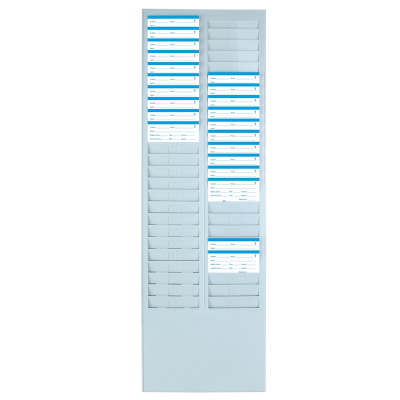 AVAILABLE STOCK] DTR Rack Wall Mount Holder 24/50 Pocket Slot Time Card ...