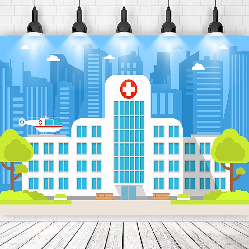 Hospital Backdrop For Photography Baby Shower Kids Children Girl Boys ...