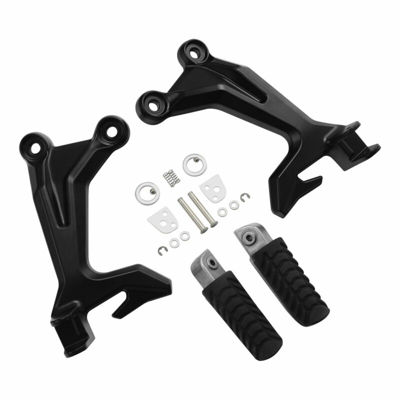 Rear Passenger Footrests Footpegs Brackets For Kawasaki Z650 Ninja 650 ...