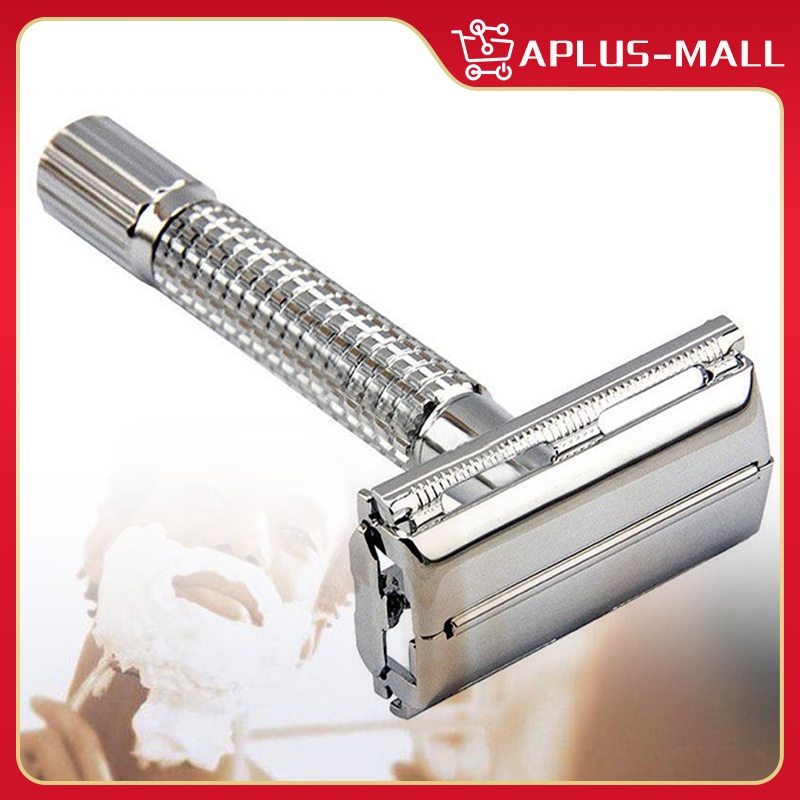 Manual Shaver Double Edge Sharp Blade Facial Hair Shaper Safety Beard ...