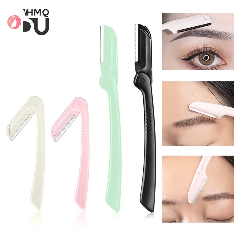 Safe Folding Ladies Face Shaver Eyebrow Trimmer Blade Anti-Scratch ...