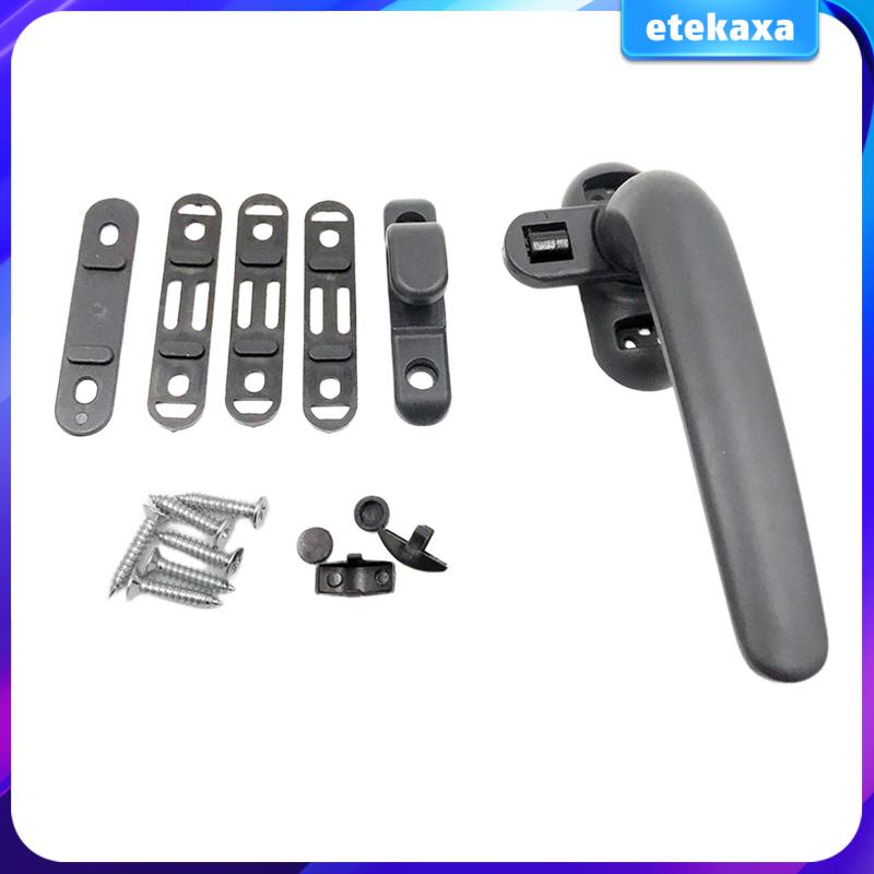 [Etekaxa] Window Handles with Screw Universal Push Open Locks Door