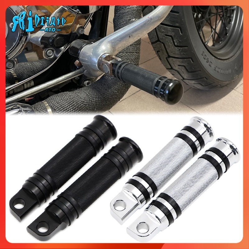 RtoCP Motorcycle Foot Pegs Rest for Harley Davidson Sportster Dyna Fatboy Street Touring Male Peg Mount Footrest Pedal Footpegs Chrome Black Shopee Philippines