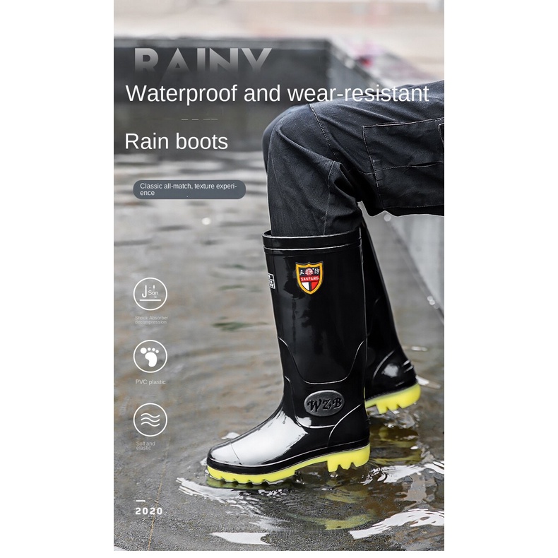 Anti -slip fishing high -tech rain bears men's spring and summer water ...