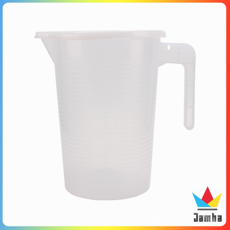 Jamha Clear Plastic Measuring Cup Pitcher Liquid Measure Jug Cup ...