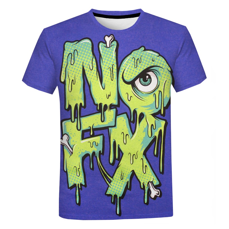 Punk Rock Band Nofx 3D Print T-shirt New Men Woman Oversized T Shirts ...