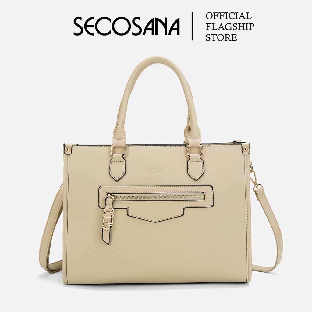 SECOSANA Livia Plain Shoulder Bag Shopee Philippines