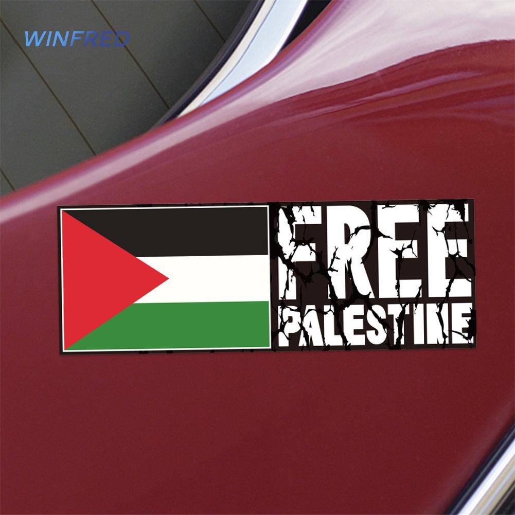 Palestine Flag Car Truck Decal Sun Protection Palestine Flag AntiUV