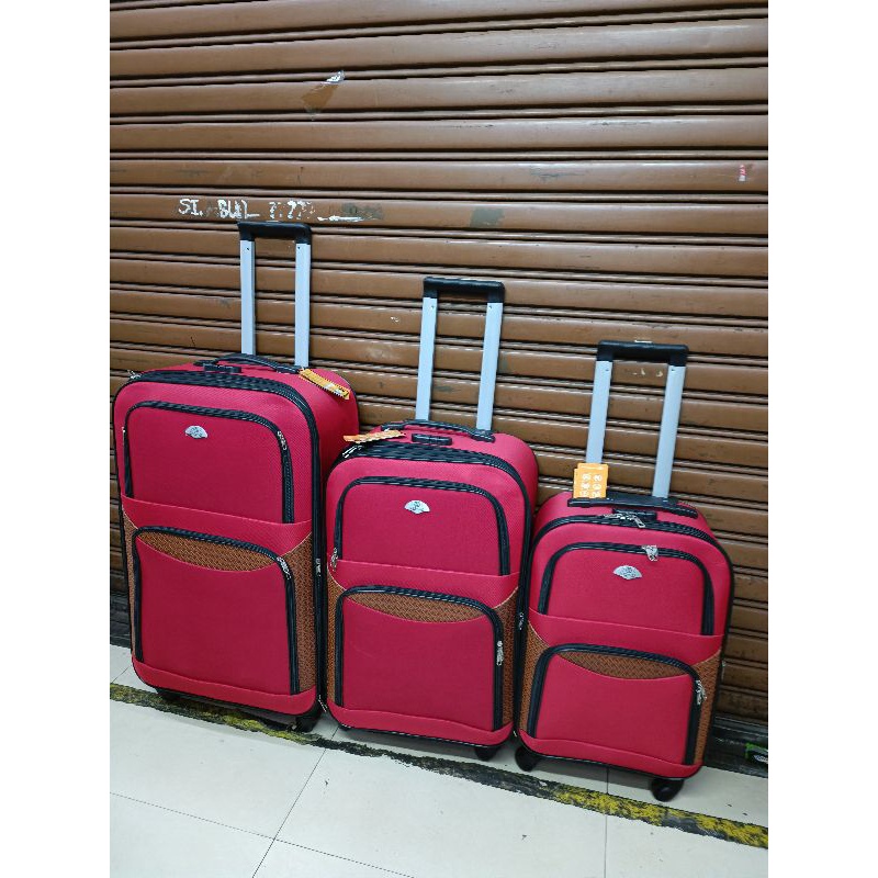 Luggage Fabric Design 4wheels (MEDIUM/LARGE/XL) | Shopee Philippines