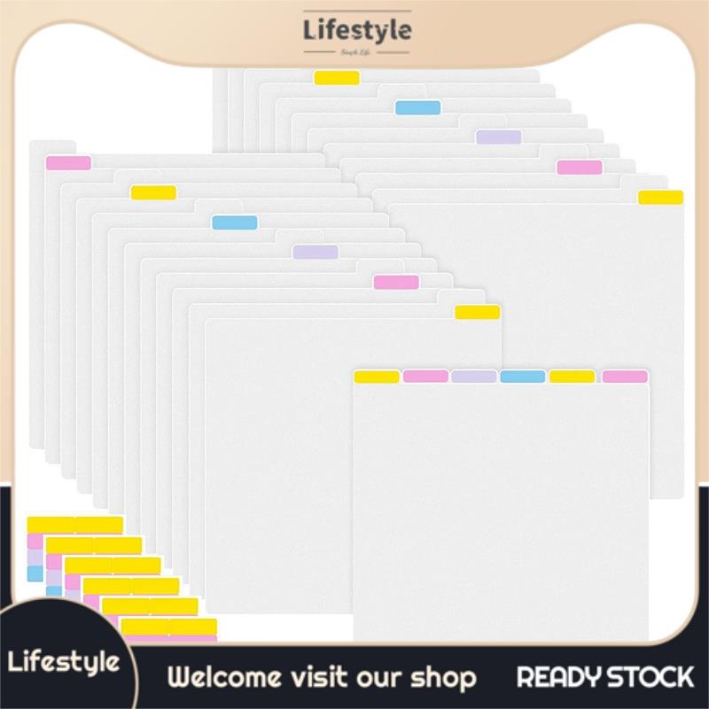 【Lifestyle】Scrapbook Paper Dividers Bulk for Dividing 12 X 12 Inch