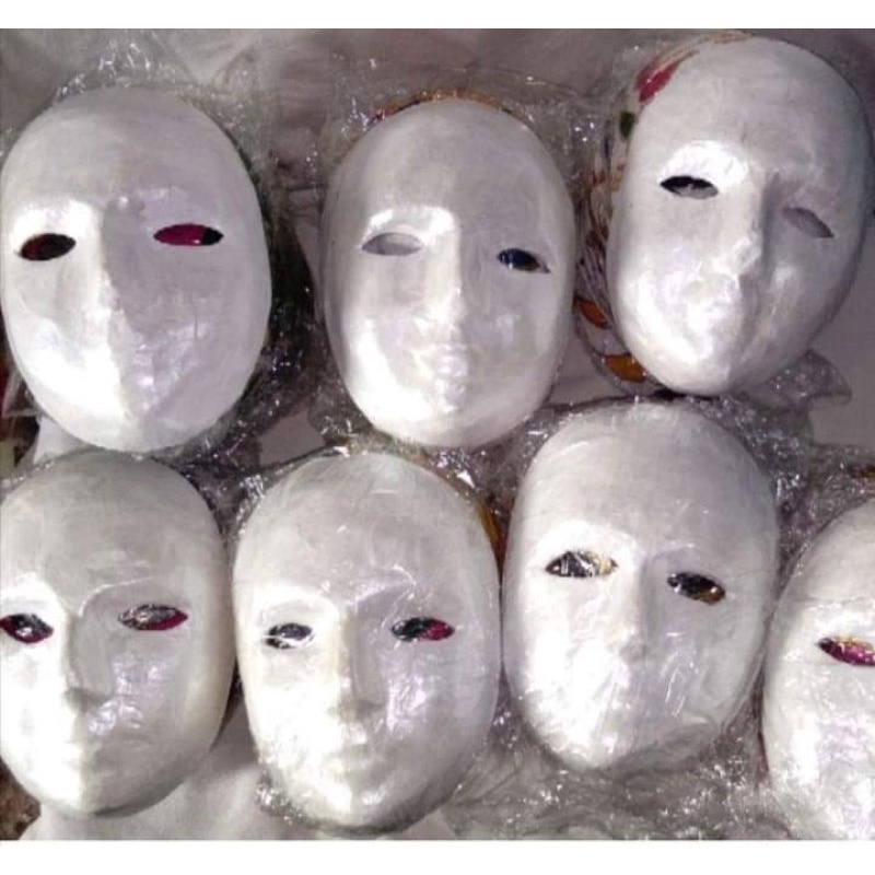 paper mache full face Maskara | Shopee Philippines