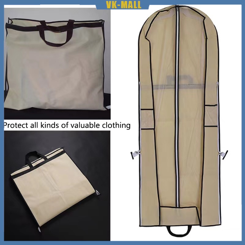 Remitglory Wedding Dress Dust Cover Gown Dustproof Cover Foldable