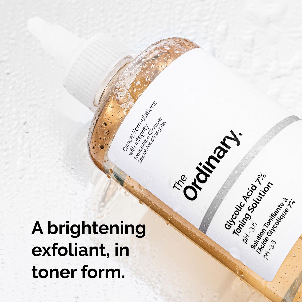The Ordinary Glycolic Acid 7 Toning Solution Pimple Acne Scar Remover