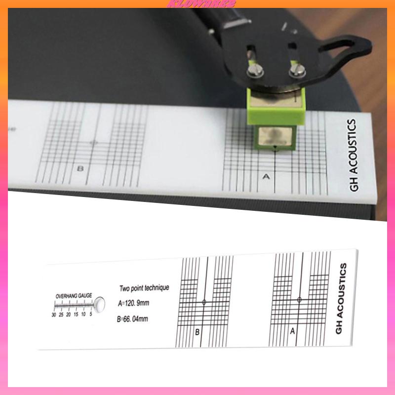 [Kloware2] Turntable Stylus Alignment Protractor Vinyl Turntable