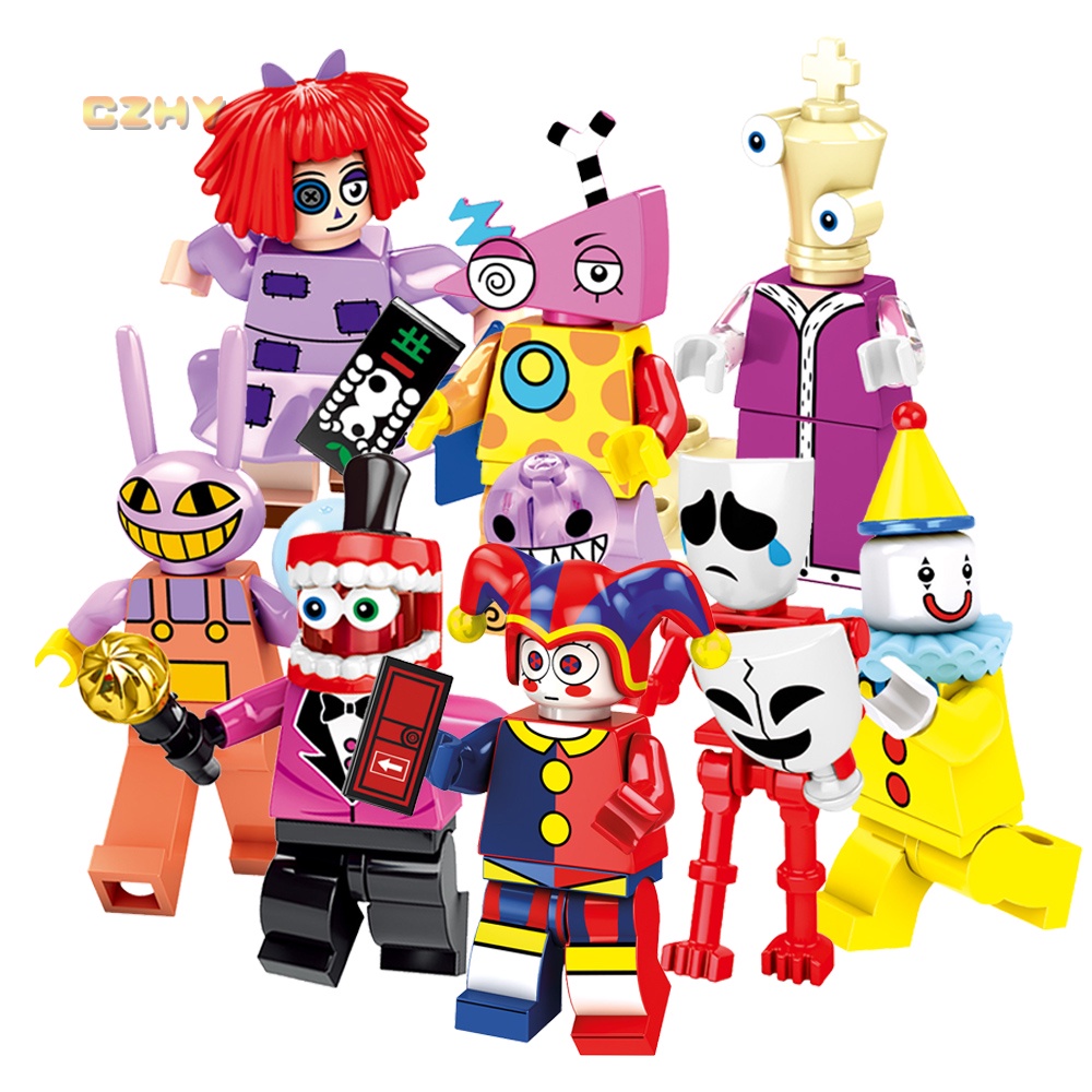 The Amazing Digital Circus Mini Block Figure Pomni Caine Jax Gangle ...