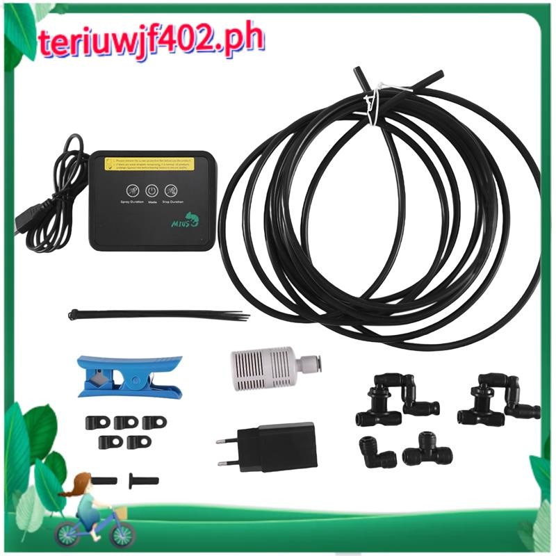 MIUS Intelligent Automatic Mist Spray System Set Electronic Timer LCD ...