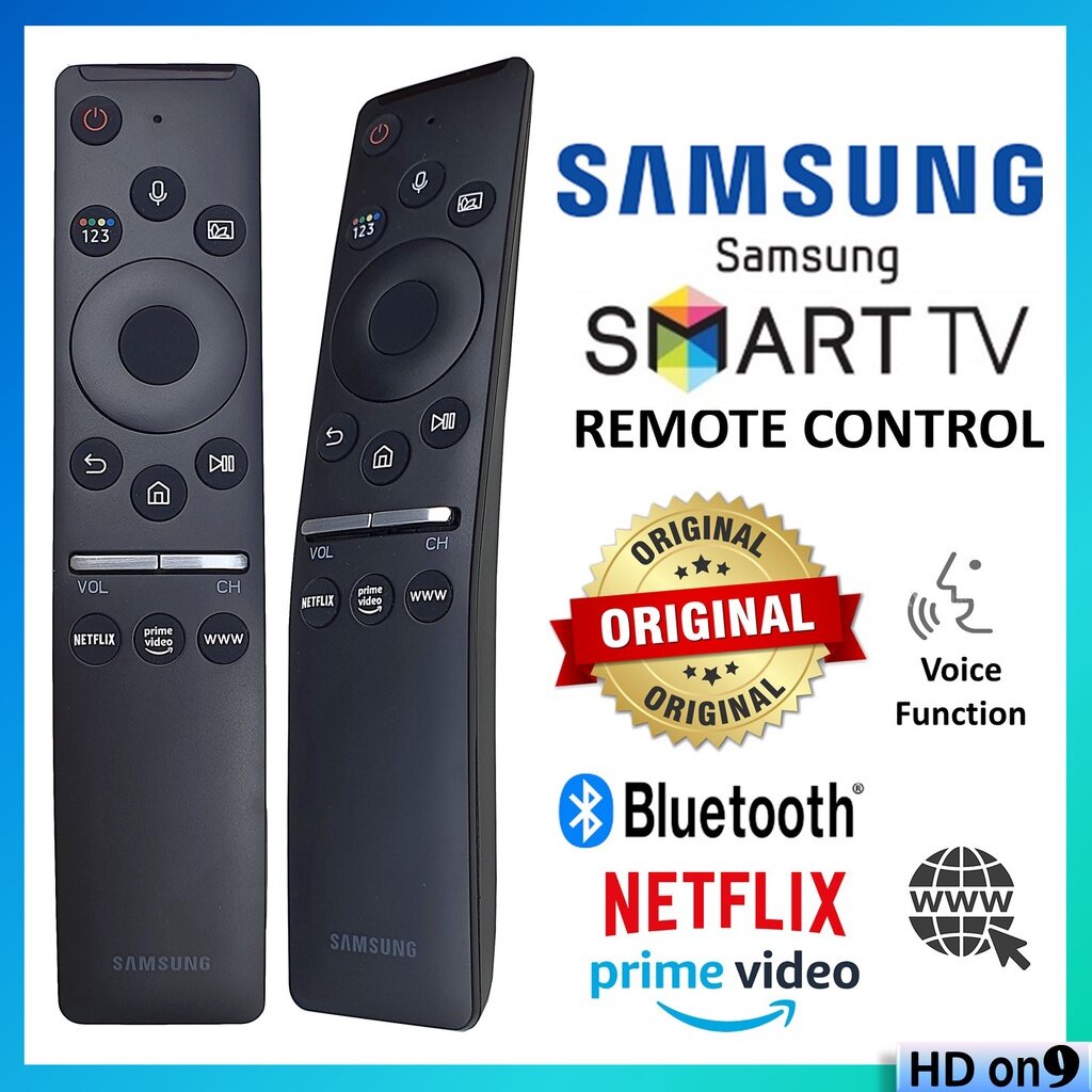 ** SAMSUNG Netflix Prime Video Smart TV Remote Control Wiith Voice ...