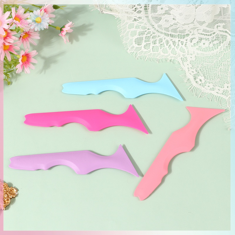 EMCH> Resusable Silicone Eyeliner Ruler Eye Mouth MultiFunctional