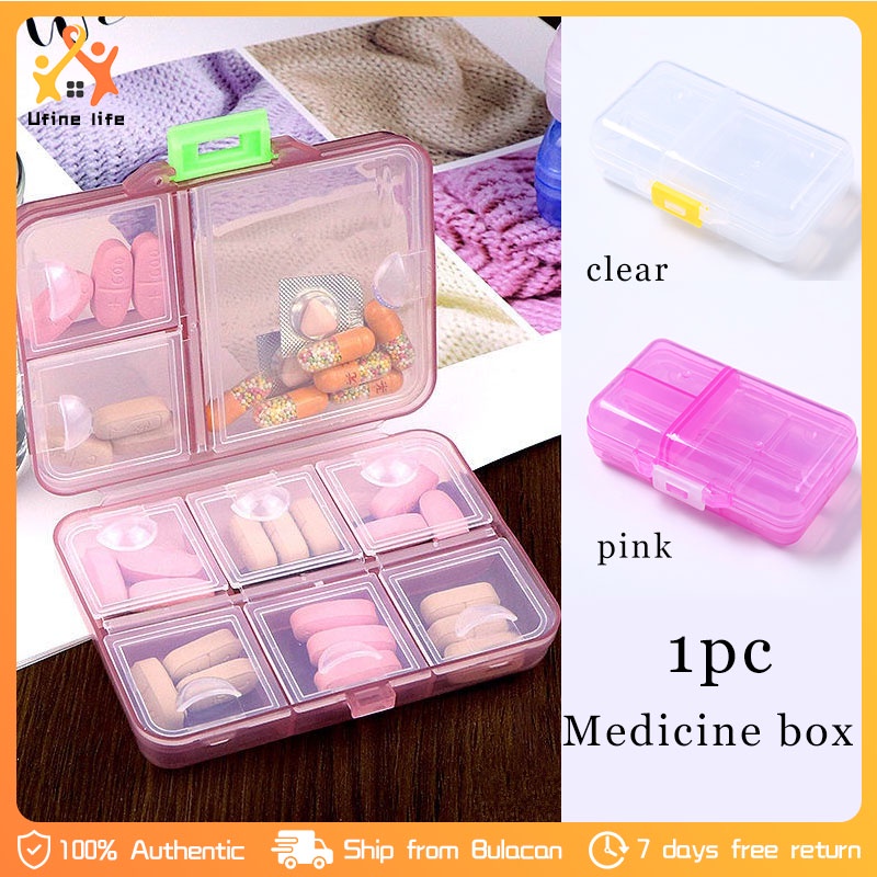 Medicine Tablet Storage Medicine Organizer Box Medication Case 10