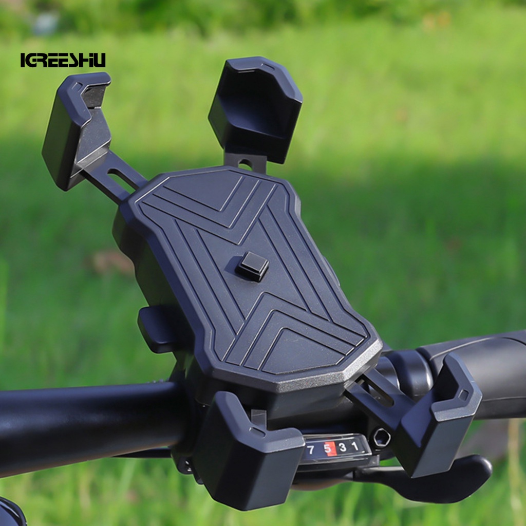 igreeshu Bike Phone Holder with Stable Alloy Base Bike Phone Mount