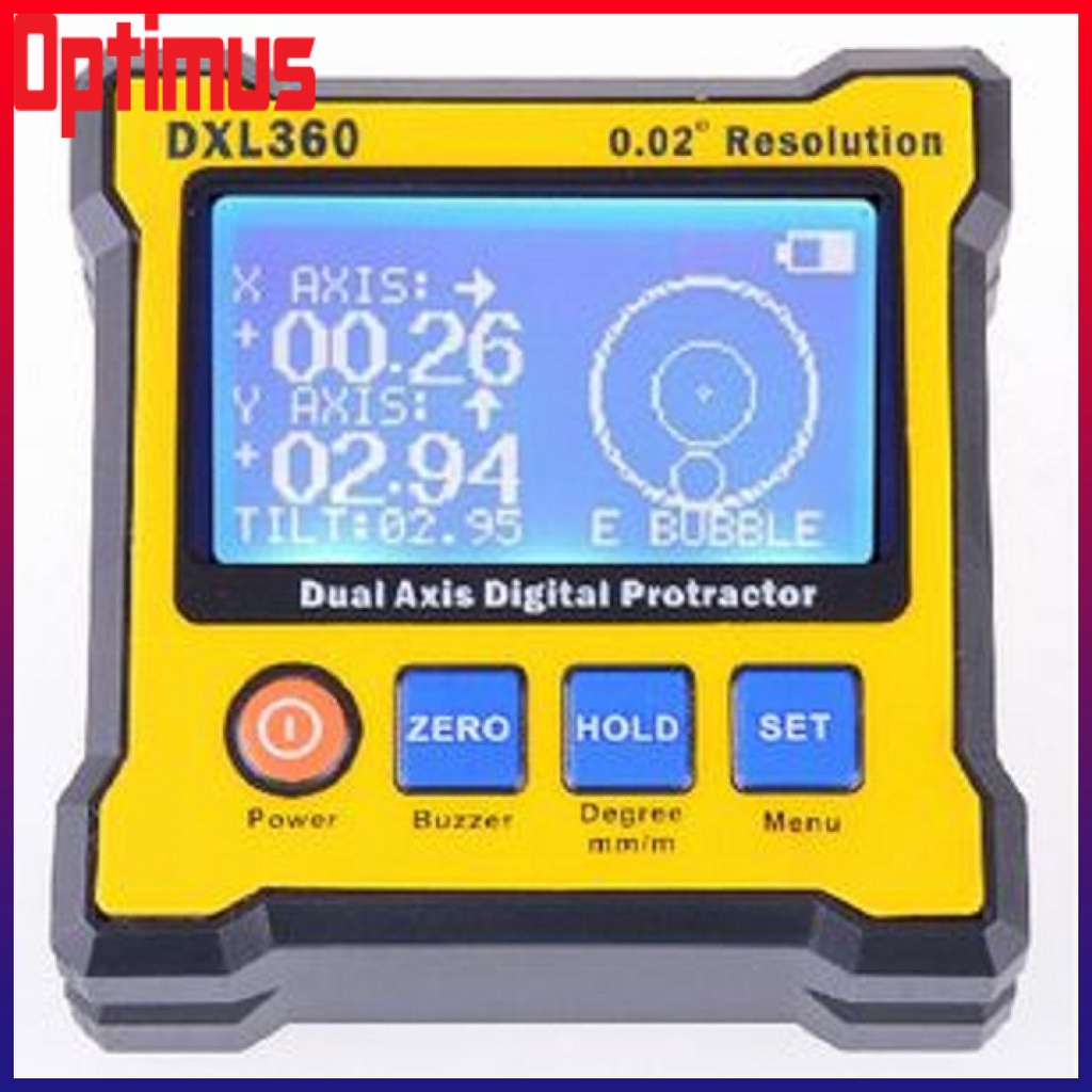 Optimus Depot Portable Dual-Axis Level Box Digital Protractor | Shopee ...