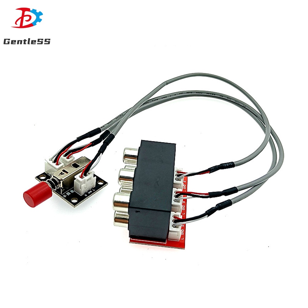 DIY Kits Audio Switching Board Audio Input Signal Selector Relay Module