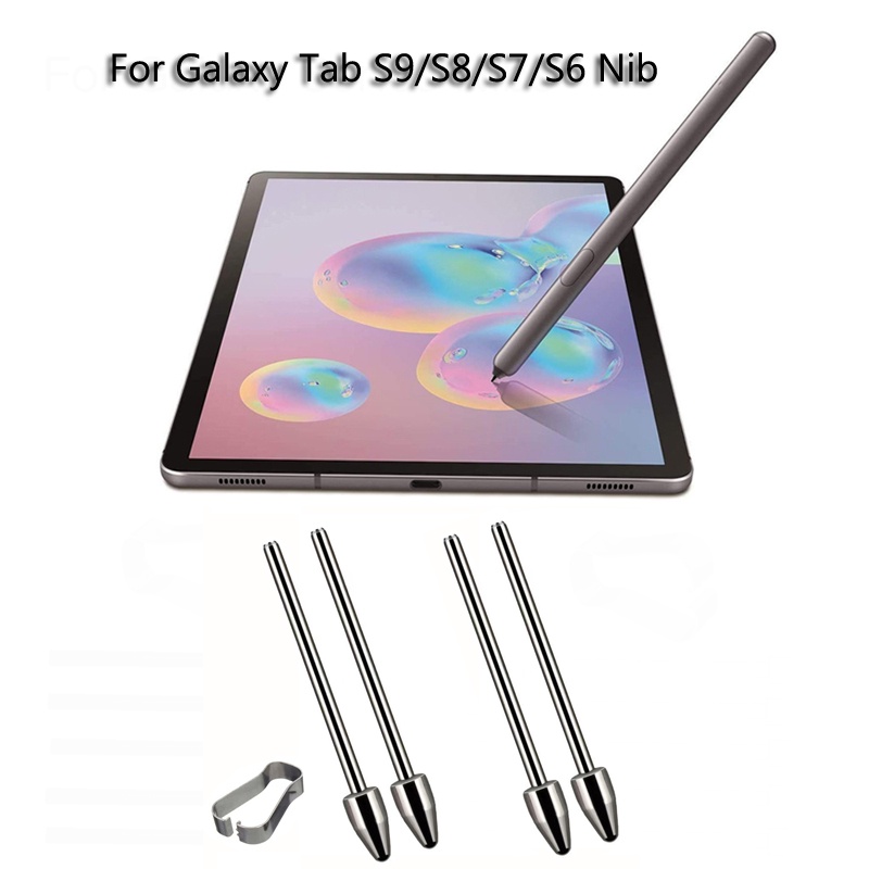 Metal Tablet Replacement Nibs for Samsung Galaxy Tab S9 S8 S7 FE S6 Lite Plus Ultra Stylus SPen