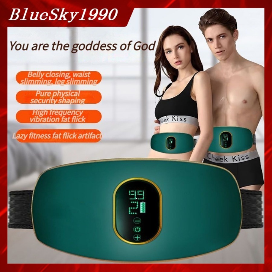 【COD】EMS Slimming Belt Body Burnning Fat Machine Abdominal Massager ...