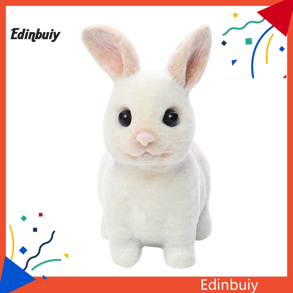 EDI Rabbit Ornament Cute Appearance Multi-purpose Realistic Vivid Look ...