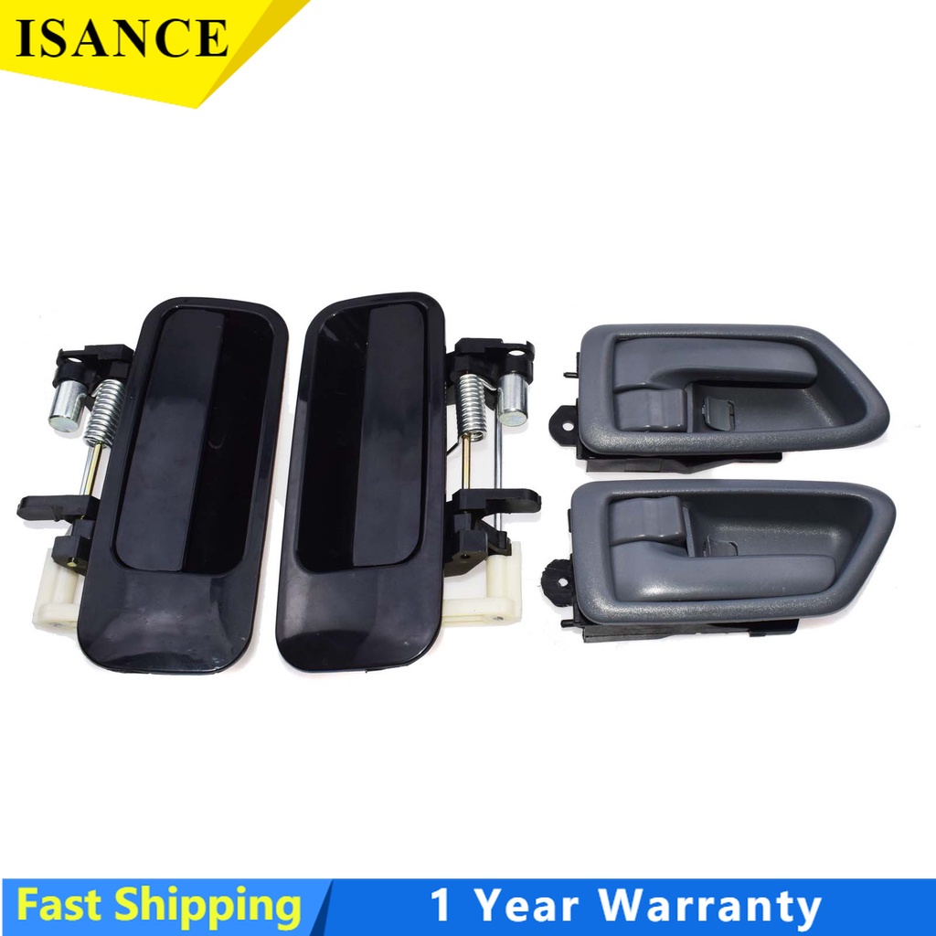 Exterior Door Handle Chrome Rear Door Handle Set For 2010-2018 Toyota 4Runner - Left & Right Pair 4runner Door Handle No Sensor - Foto 2