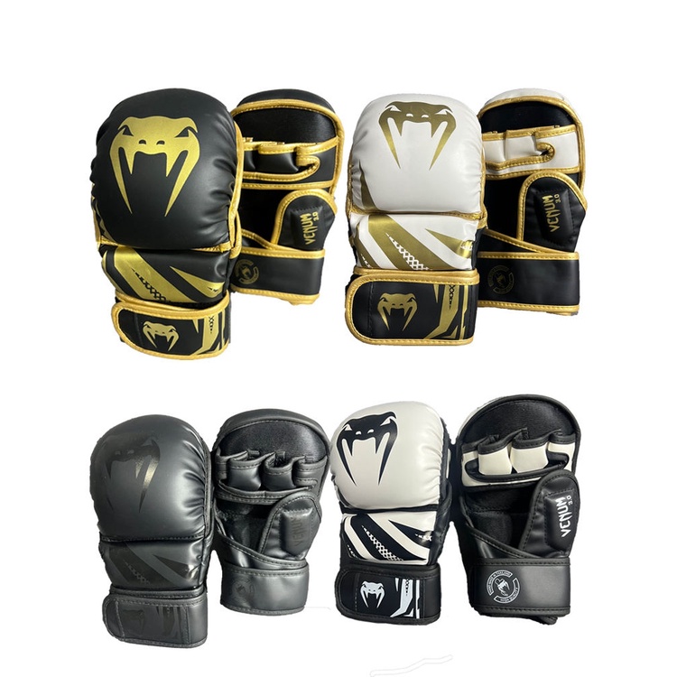 VENOM Challenger 3.0 Halffinger Boxing Gloves Children's Men's and