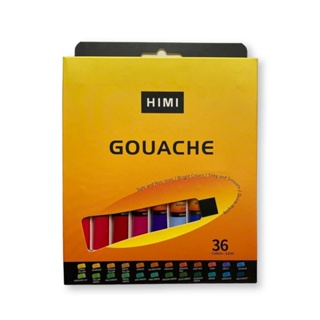 HIMI Gouache Paints Set 18/24colors 30ml Jelly Cup Non-Toxic