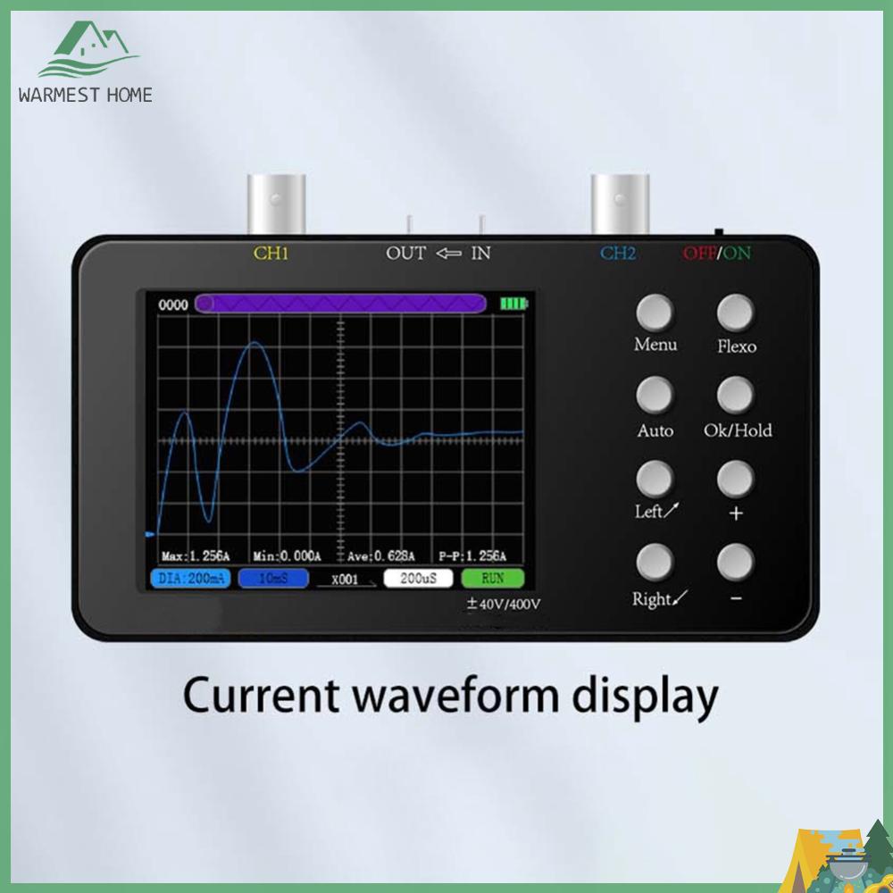 {Warm} SCO2 Dual Channels Digital Oscilloscope 50M Sampling Rate 10MSa ...