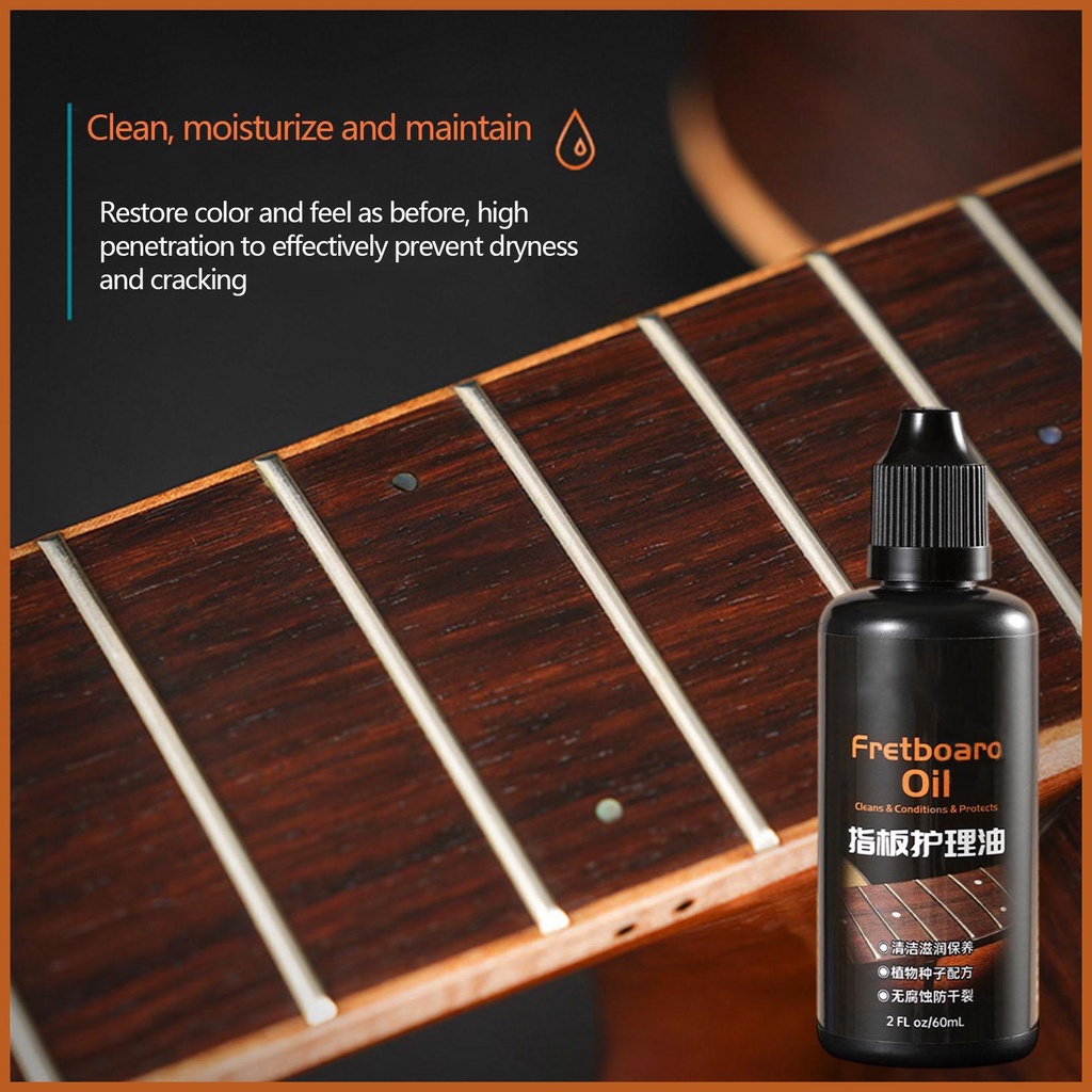 Fingerboard Care Kit Fretboard Cleaner and Care Kit for Guitar Anti