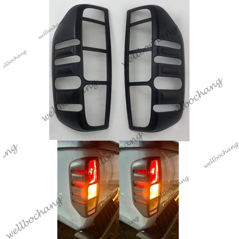 Navara D40 2006-2013 Tail Light Cover Matte Black Nissan Frontier ...