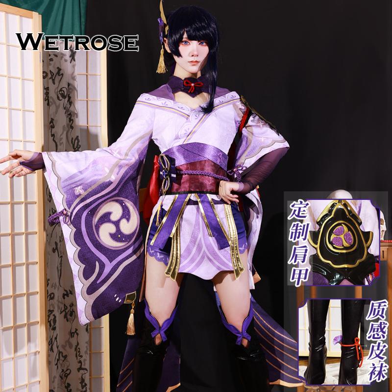 [Wetrose] In Stock Raiden Shogun SSR Cosplay Costume 2023 New Genshin ...