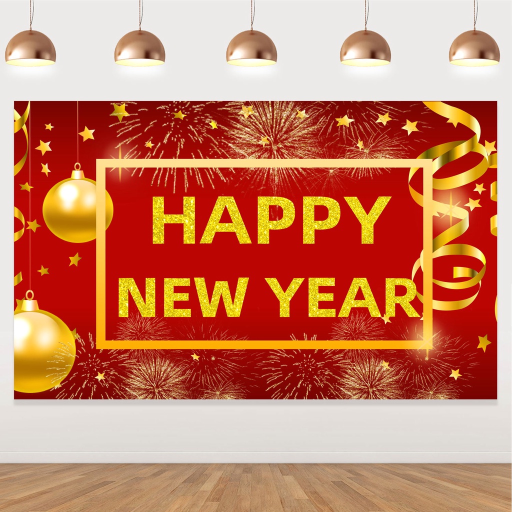 FANGLELAND Chinese New Year Decorations 2024 Backdrop, Year of The