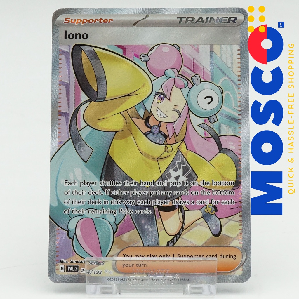 Iono - 254/193 - Full Art Secret Rare Scarlet & Violet: Paldea Evolved ...